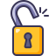 open lock icon